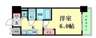 プレサンス谷町アルファの物件間取画像